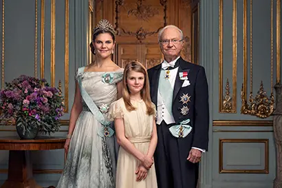 Kungen, Kronprinsessan och Prinsessan Estelle